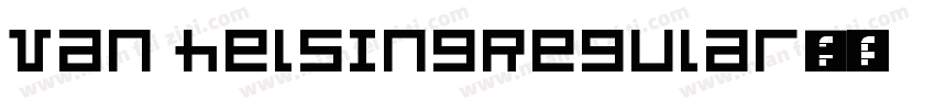 van helsingRegular在字体转换